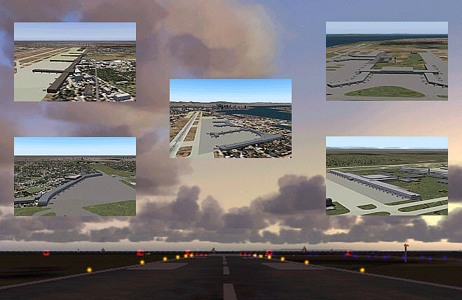 Jetways & Terminals For Fs2004 - Package 11 Eddh Hamburg Fuhlsbuettel,Klga La Guardia Airp