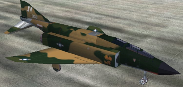Fs2004/Fs2002 Api Macrof4 Phantom Jet Fighter For Scenery Designers