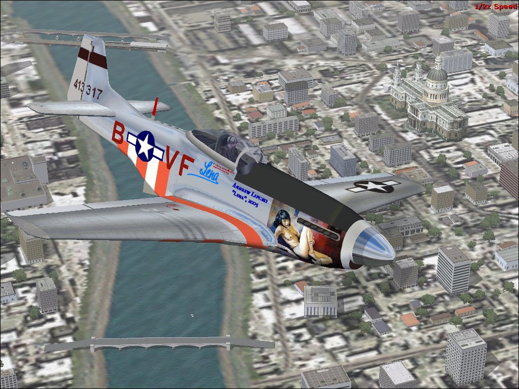 Fs2004 Textures Repaint Of P51D By Francis F