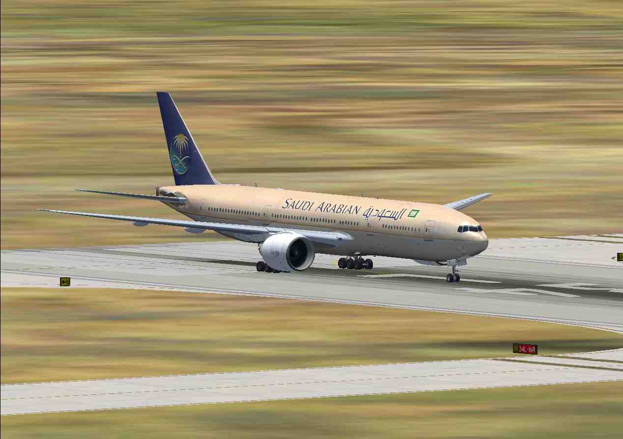 Meljet Boeing 777-200Er Saudi Arabian Photo Real Based On Model Of Meljet By Melvin Rafi ( — 1