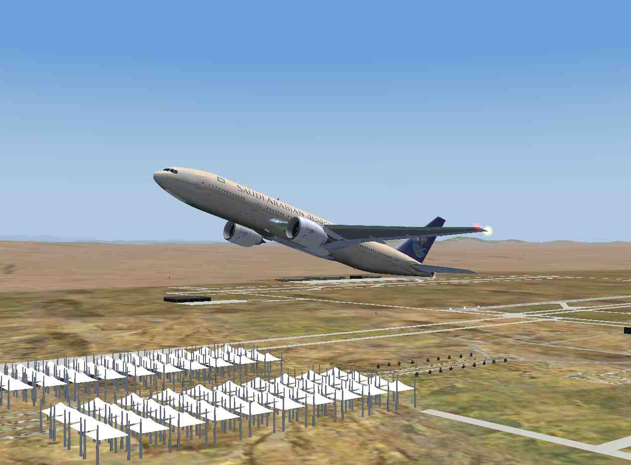 Meljet Boeing 777-200Er Saudi Arabian Photo Real Based On Model Of Meljet By Melvin Rafi (
