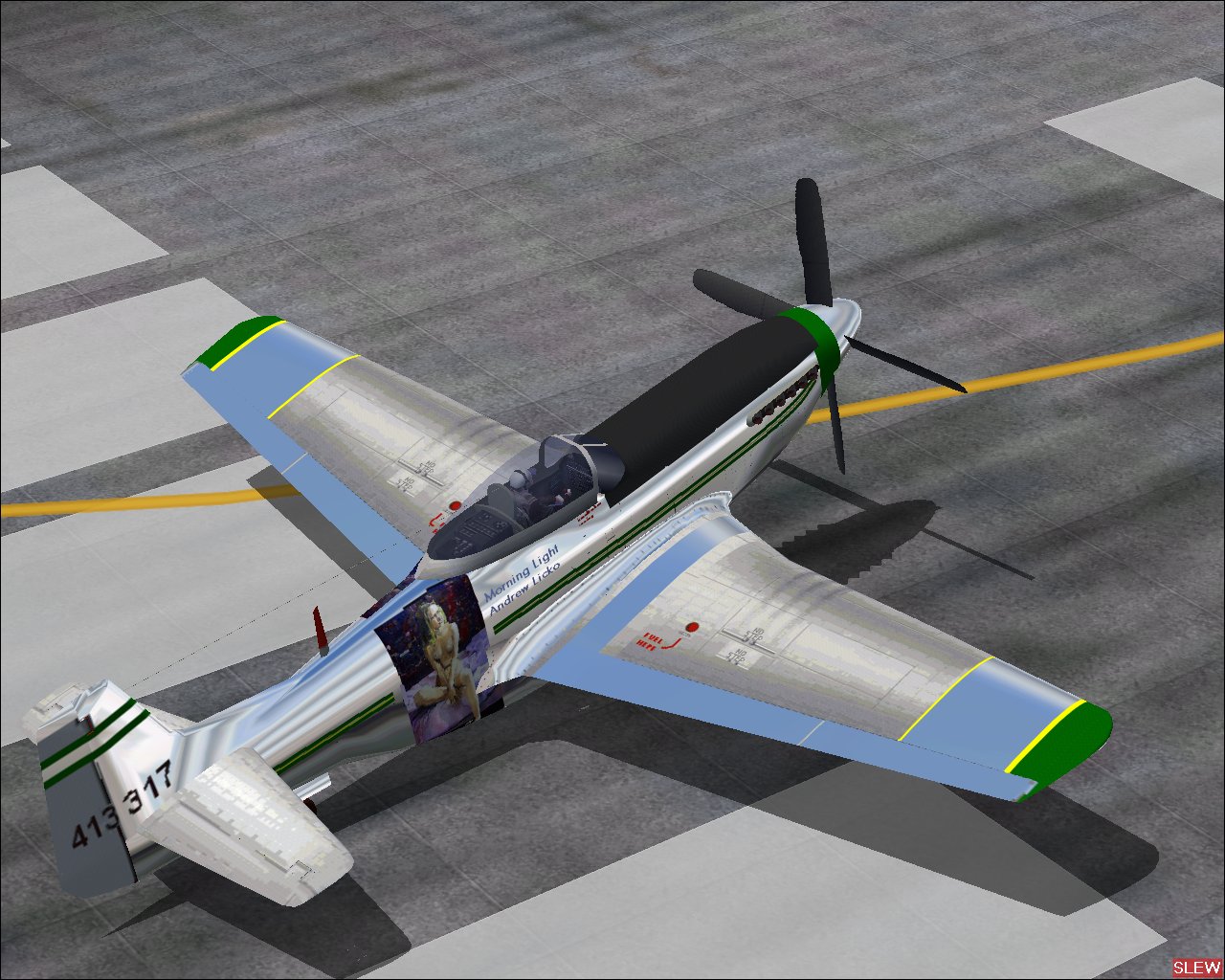Fs2004 Textures Repaint Of P51D By Francis F — 1