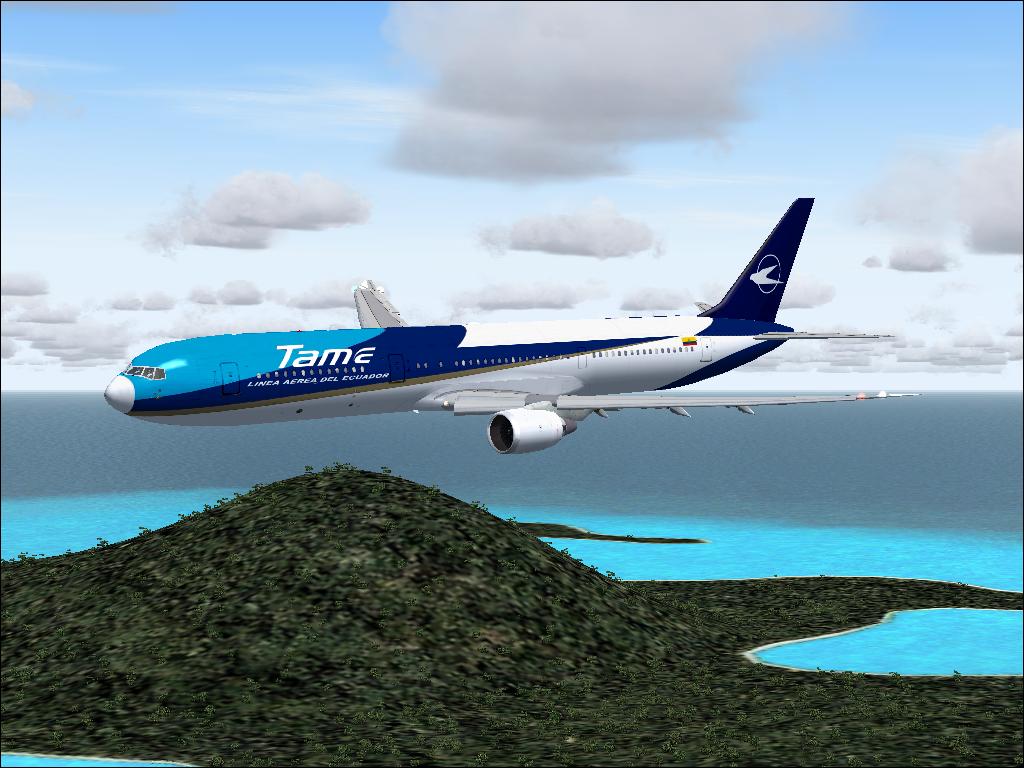 Fs2004 Boeing 767-400 Tame Fuselage And Wings Are 32 Bits