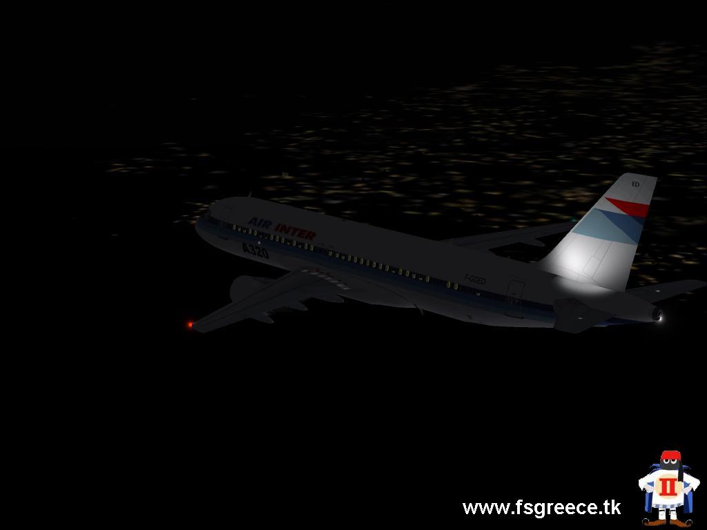 Fs2004 - Airbus A320-111 Air Inter (F-Gged) Model: Ifdg Repaint: Matteo Arrotta ( Www.fsgr — 1