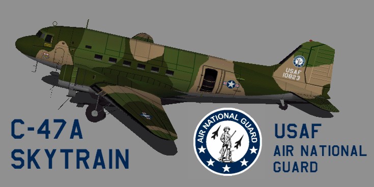 Flightsim Fs2004/Fs98 United States Air Force C-47A Skytrain Flightsim Fs2004/Fs98 United