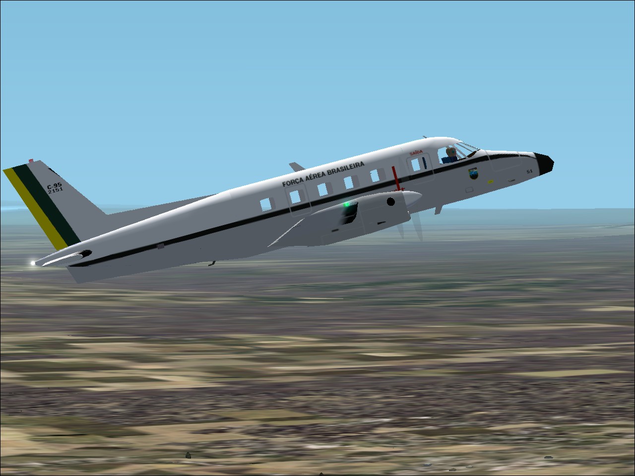 ((English))Embraer C-95/A / Sc-95 - In This Bundle Includes 3 Diferent Paint Schemes
