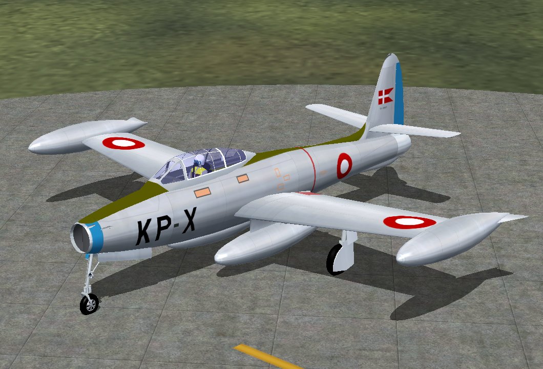 Fs2004 Republic F-84G Thunderjet — 1