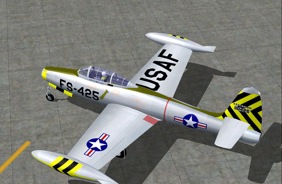Fs2004 Republic F-84G Thunderjet