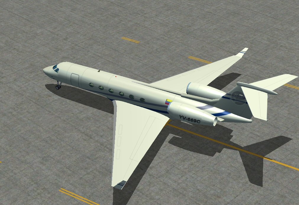 Fs2004 Gulfstream Gv Version 1.2 By Liderdesigns Gulfstream Gv Model By Peter Brun/Liderde