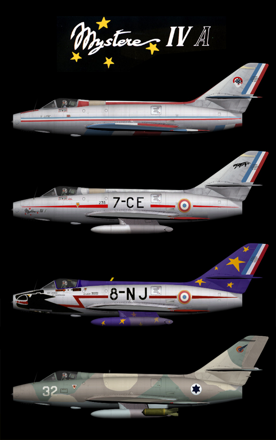 Flight Simulator 2004 Dassault Mystere Iva Financed By The Usa, The Miva Equiped The Frenc