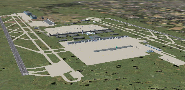 Eddm Fs2004 Version 1.0 - Munich Scenerie For Fs2004 Made With Scenegenx 1.0 Build 54 + Ai