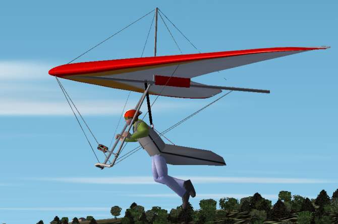 Fs2002/Fs2004 Wills Wing Sport 2 Hang Glider A High Performance Intermediate Glider Airpla