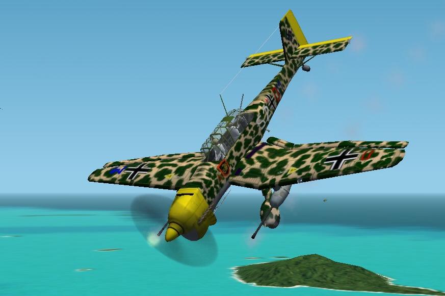 Photorealistic Panel For Junker Ju-87 For All Cfs2, Flightsim Fs2004/Fs98, Fs2000, Fs2004