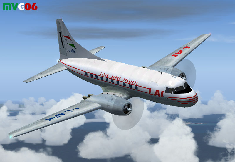 Linee Aeree Italiane, Convair Cv-240/2, I-Lark Based On Repaint Templates And Original Tex
