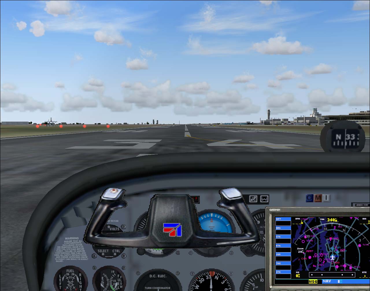 Fs2004 2D And Virtual Cockpit - Panel Update Default Cessna 172 This File Contains An Reno