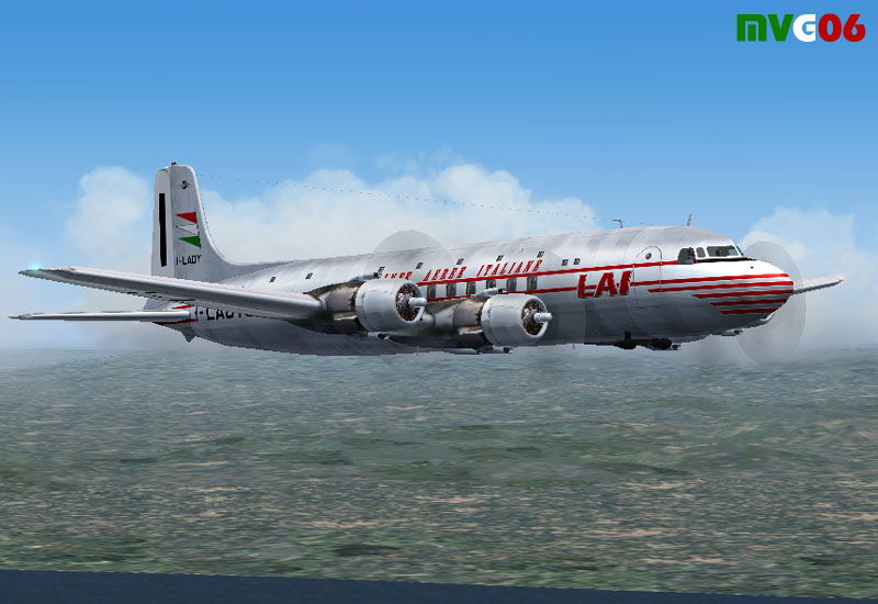 Linee Aeree Italiane, Douglas Dc-6, I-Lady Based On Repaint Templates And Original Texture — 1