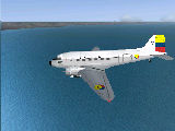 Satena Douglas C-47A-10-Dk Fac-687 For Microsoft Flight Simulator Fs2002 Original By John