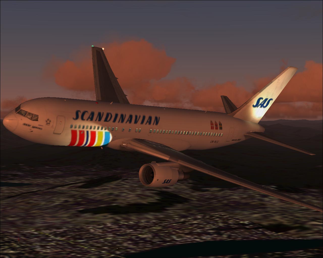 Posky 767V4 Star Air And Sas For Flight Simulator 2004 This File Contains Exclusively Text