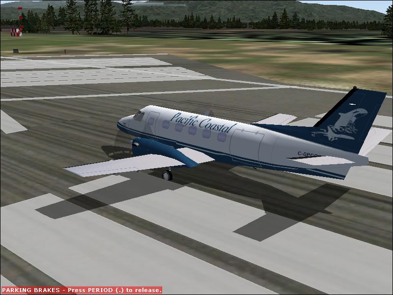 Fs2004 Embraer Bandeirante Emb-110P1 Pacific Coastal Airlines Model And Texture By Dee Wal