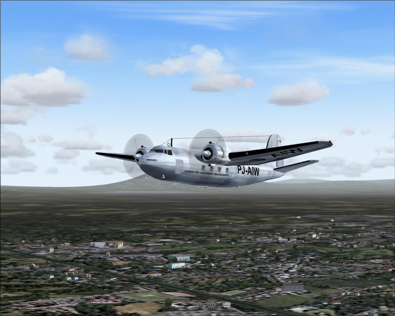 Fs2004 Klm Douglas Dc-5 This Is A Complete Bundle Including Model, Textures And New Flight — 1