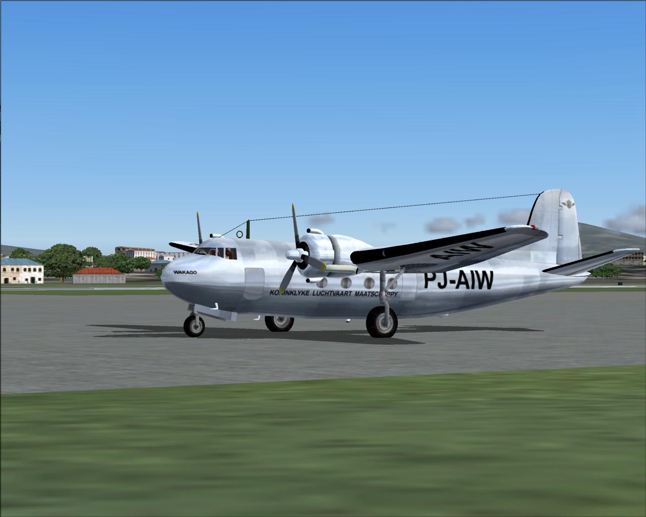 Fs2004 Klm Douglas Dc-5 This Is A Complete Bundle Including Model, Textures And New Flight