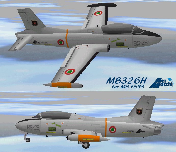 Flightsim Fs2004/Fs98 Mb326H Italian Air Force Flightsim Fs2004/Fs98 Mb326H Italian Air Fo