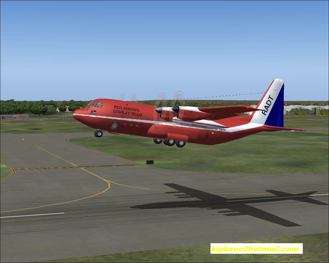 For Flight Simulator 2002 & 2004 Textures Repaint Of Eduardo Faduls C-130H Hercules By Ste