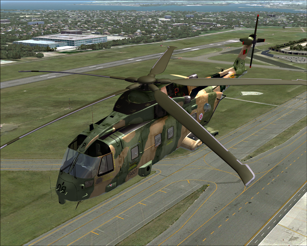 Fs2004 Alphasim Westland Merlin (Fictional) Portugal Air Force Textures