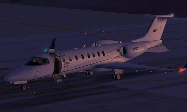 The Jenny Air Learjet45 Texture Replacement For Msfs Default Microsoft Flight Simulator 20 — 1