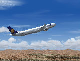 Airbus A340-642 Lufthansa D-Aiha Nurnberg, Using Flightcrafts Excellent A340-600 Model