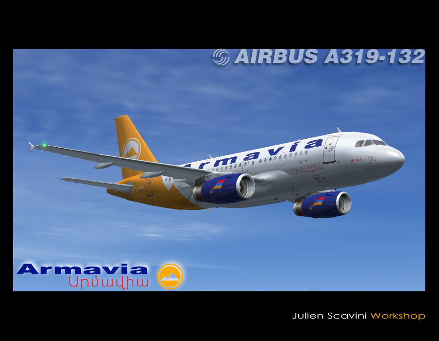Armavia A319-132 Ifdg Model Panel: Flight Simulator B737-400 Panel Sound: Flight Simulator — 1