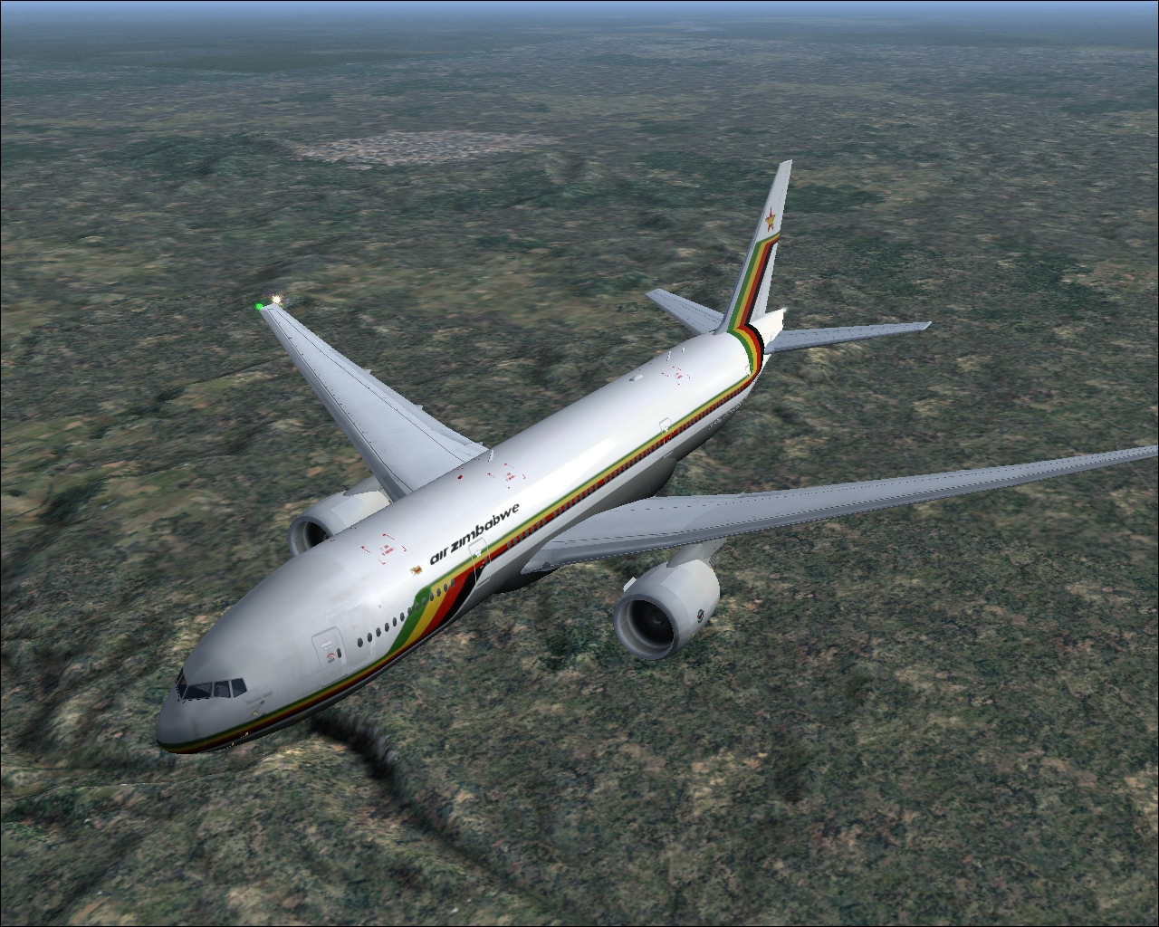 The Skunk Works Is Proud To Present To You The Air Zimbabwe 777-200