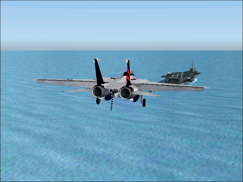 Fs2004 Uss Independence The Uss Independence Is Making Its Port- Of-Call In Of Coast Of La