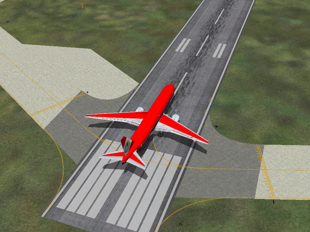 A Repaint Of The Msfs Default Boeing 777-300 For The 437Th Virtual Airlift — 1