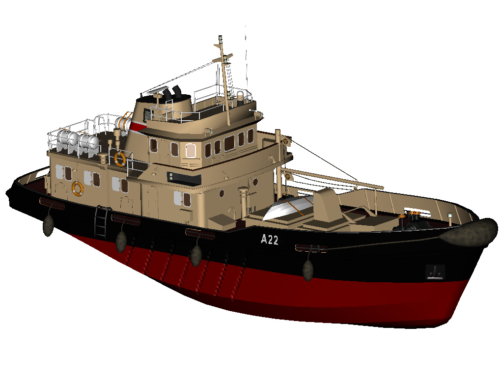 Fs2004 Loyal Class Tender V.2 A 24M Tug With Moving Parts, Natural Lights, Real Sound, Ful