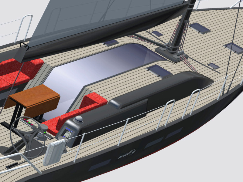 Fs2004 Black Widow Sailing Yacht