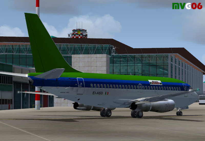 Alitalia Cargo System, Boeing 737-200 Textures Exclusively In Alitalia Cargo System (Ei-Ad — 1