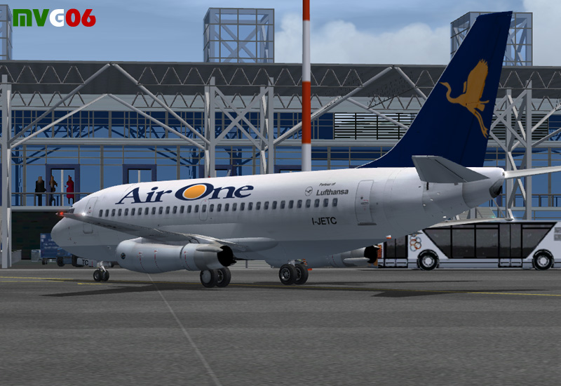 Air One, Boeing 737-200 Air One Is A Scheduled And Charter Airline Based In Rome, Italy — 1
