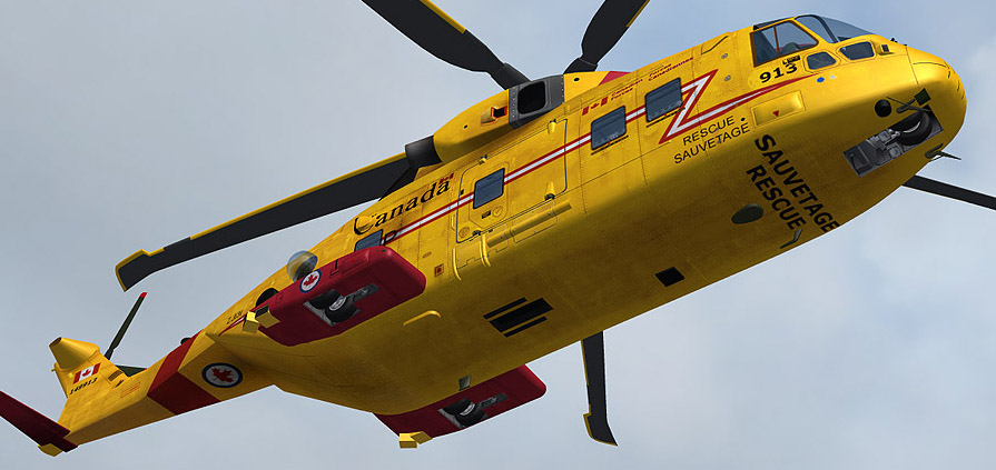 Upgrade Textures Fs2004 Alphasim Westland Merlin / Ch-149- Cormorant