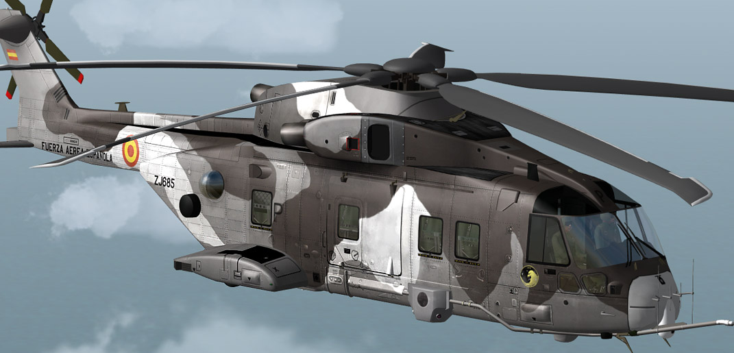 New Alphasim Westland Merlin Spanish Af Model By Alphasim.co.uk.repaint By Pablo Diaz You — 1