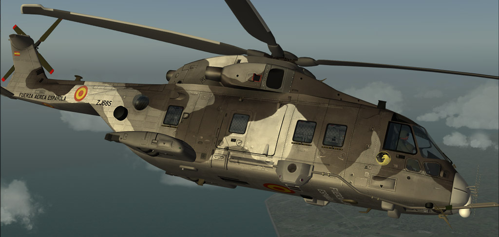 New Alphasim Westland Merlin Spanish Af Model By Alphasim.co.uk.repaint By Pablo Diaz You