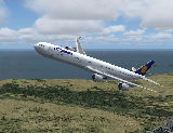 Airbus A340-642 Lufthansa D-Aihb Bremerhaven, Using Flightcrafts Excellent A340-600 Model