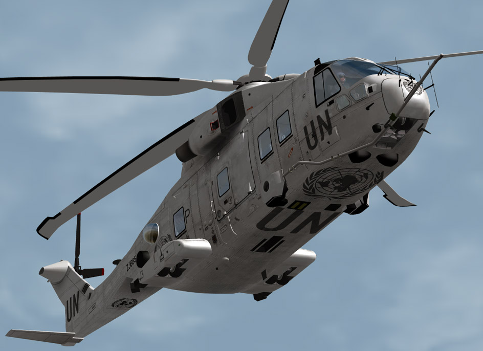 New Alphasim Westland Merlin Un Model By Alphasim.co.uk.repaint By Pablo Diaz You Need The — 1