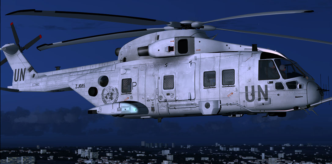 New Alphasim Westland Merlin Un Model By Alphasim.co.uk.repaint By Pablo Diaz You Need The