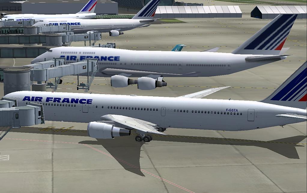 Fs2004 Air France Boeing 767-400 — 1