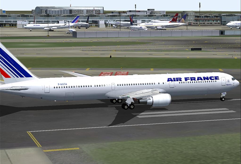 Fs2004 Air France Boeing 767-400