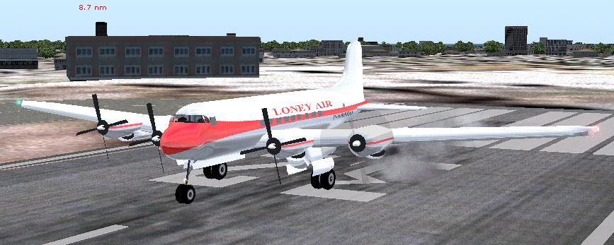Fs2004 Aircraft-The Douglas Dc-4 Skymaster Version 1