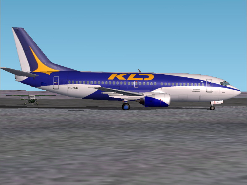 Fs2004 Kaliningradavia Boeing 737-300 Well, If You Cant Fly Boeing 787, Why Dont Paint You