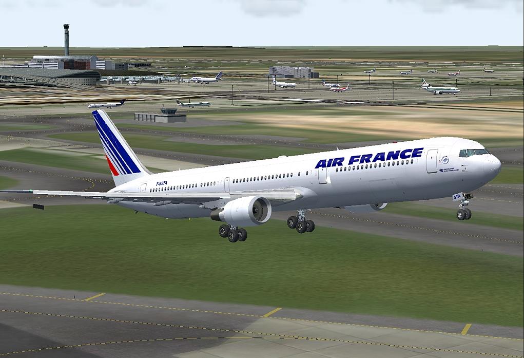 Fs2004 Air France Boeing 767-400