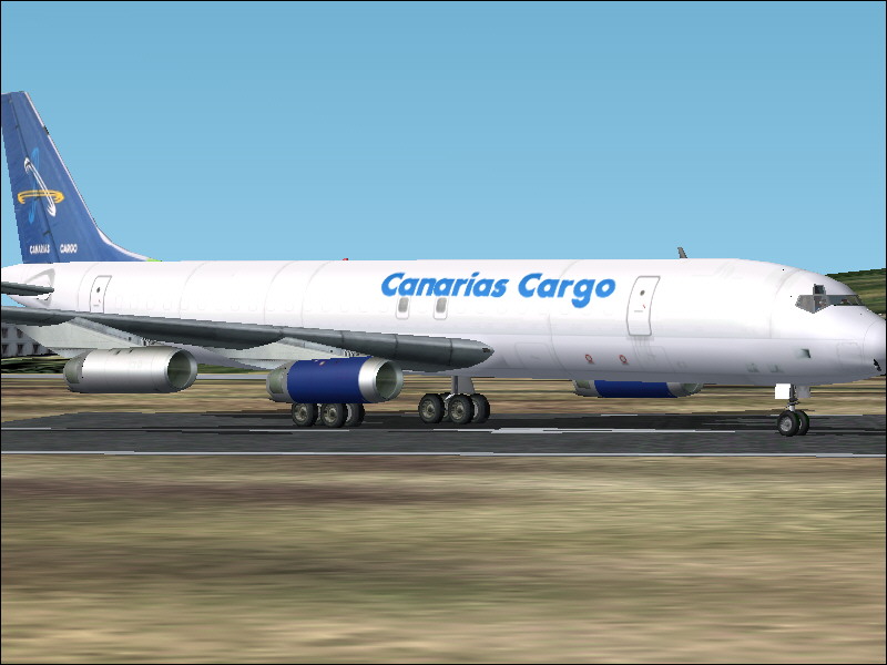 Fs2004 Douglas Dc-8-62F Canarias Cargo Canarias Cargo Operated Two Dc-8-62F From The Canar — 1